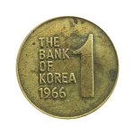 3-196/ 한국주화 일원(1원) 특년도1966년 : 카우리