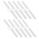 수직 블라인드 슬레이트 교체 부품에 대 한 10pcs 더블 구멍 커튼 교수형 플라스틱 클립 창 장식 하드웨어 : 바이셀세븐티쓰리