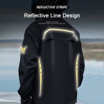 배달 우의 바이크 반사 레인 자켓 2025 코트 타기 우비 방수 비옷 지퍼 바지 오토바이 Gr n 3XL : 오성마켓몰6