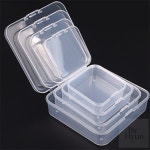 바이현샵 소형 사각 투명 케이스 헤어핀케이스 건전지보관함 : 바이현샵