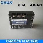 CHUX 3 상 솔리드 스테이트 릴레이 AC 제어 SSR 60AA 70-280VAC ~ 90-480VAC (ZG33-60A) : 엠케이엠씨엠C