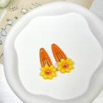 [set] 유아 옆머리 물결 똑딱핀 머리핀 2p : 모아핀