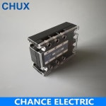 CHUX 3 상 솔리드 스테이트 릴레이 AC 제어 SSR 60AA 70-280VAC ~ 90-480VAC (ZG33-60A) : 엠케이엠씨엠C