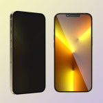 시선차단 사생활보호 풀커버 강화유리필름 아이폰13 프로 맥스, 1매입 : 마크샵