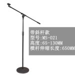 마이크 음악 공연 스탠딩 방송 스탠딩마이크 020형 650mm 한 개 : 머니다와조