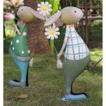 토끼 정원조형물 가드닝 셀프 데코 모형 공원 H2207 정원꾸미기 조각상 야외인테리어 H2207 : 나른샵