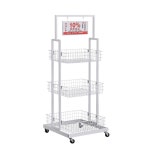 간식 진열대 약국 PC방 수납장 조립식 과자진열대 선반장 홍보 50cm 1000 1 스몰H4단 블랙 30 35 152cm : 벨라노 스토어