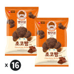 빵부장 과자 초코빵, 55g, 16개 : 한아름상회