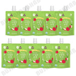 아이누리 마시는 상큼한하루 유기사과 주스 100ml 10개 : 부산종합유통