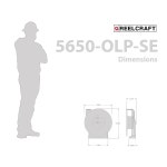 릴크래프트 5650-OLP-SE - 3/8인치 x 50피트 300psi 호스 1/4인치 MNPT 포함 에어/워터 : 디지털팝업