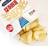 농심 클레오파트라 포테토칩 솔트앤김 60g X2 바삭한 김맛 감자칩 : 다머거