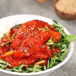 셰프애찬 새콤달콤 홍어 야채 무침 1kg 홍어회무침 : 셰프애찬