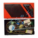 ZX921 타입 교육 레테로다인 슈퍼 훈련 실리콘 생산 라디오 튜브 부품 키트 DIY 전자 조립 no battery : 헤이유요