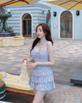 도트미 홀터 프릴 원피스 수영복 모노키니 : DELISSOME