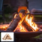 국내산 참나무장작 10kg 바베큐 캠핑 벽난로용 땔감 고열량 화목용 장작 : 하다고