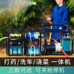 전기분무기 이동식 충전 농약분무기 고압 과수원 휴대용 이중펌프 20m튜브 : 재이글로벌리