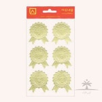 일헌 세모네모 스티커이야기-상 금지 SS-802 1개 수료증제작 금색스티커 : 일헌스토어