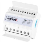 디지털 3 상 4 와이어 DINRail 전기 계량기, 20(80)A 전자 KWh : 스마트랩팩토리영등포