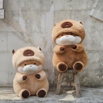 [45cm] 우소우소짱 인형 속았지 대형 수달 우소우소 귀여운 동물 : 토이돌스