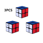 QiYi QiDi 2x2 50mm 미니 큐브 QIYI 2x2 매직 큐브 전문 큐브 교육 장난감 3 피스 510 피스 조합 : 비엠비케이