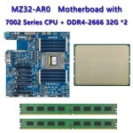 MZ32-AR0 REV1.0 마더보드/64GB DDR4-2666 RAM EPYC 7502P 7452 7402 7352 7302 7282 7272 7262 7252 CPU : 누벨라컴퍼니