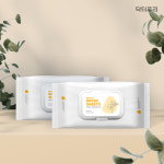 닥터퓨리 건조기시트 섬유유연제 80매 x 2입(160매) 파우더향 캡형 드라이시트 정전기제거 : 닥터퓨리