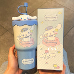 G1276 산리오 텀블러 귀여운 580ml 여름 스테인리스 짱구 캐릭터 선물 : 쿠마네상점