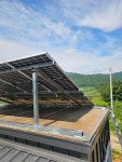 충북 음성군 감곡면 농막콘테이너 경사지붕형 주택용태양광 5KW 설치 : 에이스솔라에너지