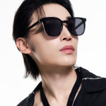 투디터 빅사이즈 사각 자외선차단 블랙 호피 선글라스UV400 : 2DITOR 투디터