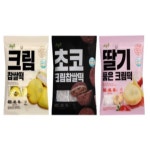 고수록 크림찹쌀떡 3종 세트(총 60개) : 제이하스몰