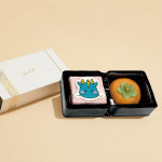 [12간지 무지개 2구 3호] 무지개설기 사과떡 첫돌 답례떡 답례품 새해 신년 : 아라연떡