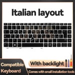 HP EliteBook 840 G5840 G6846 G5745 G6ZBook 14u G5 G6 노트북 교체 키보드백라이트 이탈리아어 레이아웃 포함 : 빅원물류15