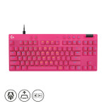 로지텍 래피드트리거 텐키리스 게이밍 키보드 +팜레스트 +루프 증정 화이트, 마그네틱축 : 로지텍 정품 스토어