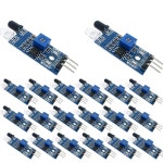 아두이노 스마트카 및 로봇용 적외선 장애물 회피 센서 모듈 20개, 3와이어 반사 광전 : 디어셋 웃는 스토어
