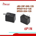 릴레이 JRC 23F 005 1ZS HFD23 005 1ZS HFD23 012 1ZS HFD23 024 1ZS HFD23 024 1ZS 5V 12V 6 핀 10PCs/로트 : 툭딜