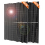 패널 오프 400와트 농장 태양광 800w 애플리케이션을 12 24볼트 기타 요트 발전소 휴대용 옥상 10BB 고효율 2PCS 키트 DOKIO 위한... 