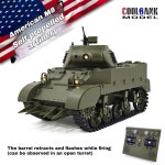 Kubingke G2079 1:16 스케일 US M8 RC 자체 추진 곡사포 탱크, 연기 기능 군사 모델 장난감 선물 키즈 및 성인 : 구대1등장사장30