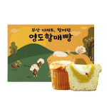 카페385 부산 디저트 할머핀 영도할매빵 100g 4개입 (총 400g) : 카페385