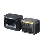 방수 백이 장착된 SOLIX C1000 휴대용 발전소 1800W 태양광 발전기 1056Wh LFP LiFePO4 배터리 4개의 AC 콘센트 가정용 정전 야외... 