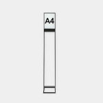 삽입식 슬림 양면 입간판 A4 세로형 포스터스탠드 스탠딩POP : 메가굿즈