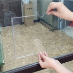 초록상점 부착식 인포프레임 A4 현황판 실외게시판 옥외게시판 : 그리닝마켓