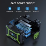 AC 발전기 600W 태양광 110V YKPOWER 조명 RV 백업 여행용 발전소 USB 출력 캠핑 야외 PD CPAP 296Wh 60W 배터리 홈용 300W LED... 