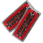카세파 LED 자동차 트럭 테일 라이트, 리어 스톱 브레이크 표시등, 24V 트럭, 트레일러에 적합 : 대성코리아02