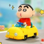 GM7 짱구는 못말려 블록 노란색 자동차 수집용피규어 재미있는블럭 짱구피규어블럭 : 그린 모드