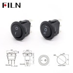 125VAC 101 간편 250VAC 토글 10A 6A 2핀 스위치 미니 21X15MM KCD1 온오프 FILN 설치 MRS 스냅인 로커 D1 Bla 2 220V : 주아앤로미