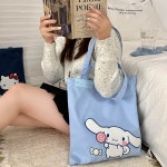 G1283 산리오 일본 에코백 가방 핸드 다용도 대용량 보부상 데님키티 : 쿠마네상점