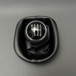 5/6 속도 수동 기어 시프트 노브, PU 가죽 각반 부츠 커버, VW 투란 2003-2010 캐디 MK2 : 후쿠신사