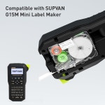 SUPVAN G15M 히트 수축 튜빙 라벨 테이프 가정 차고 사무실용 열 다용도 라벨 : 씨유리테일