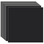 카드 12 X 12 DIY, 아트 80파운드/235GSM 두꺼운 크래프트 커버 초대장, 카드스탁 컬러 제작, 20장 헤비웨이트 인쇄용 페이퍼, 블랙 : 윈1