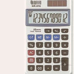 일헌 누리안 계산기 NR-816 전자계산기 70x119x10mm 12자리 1개 : 일헌스토어